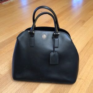 Tory Burch leather tote. Great condition.